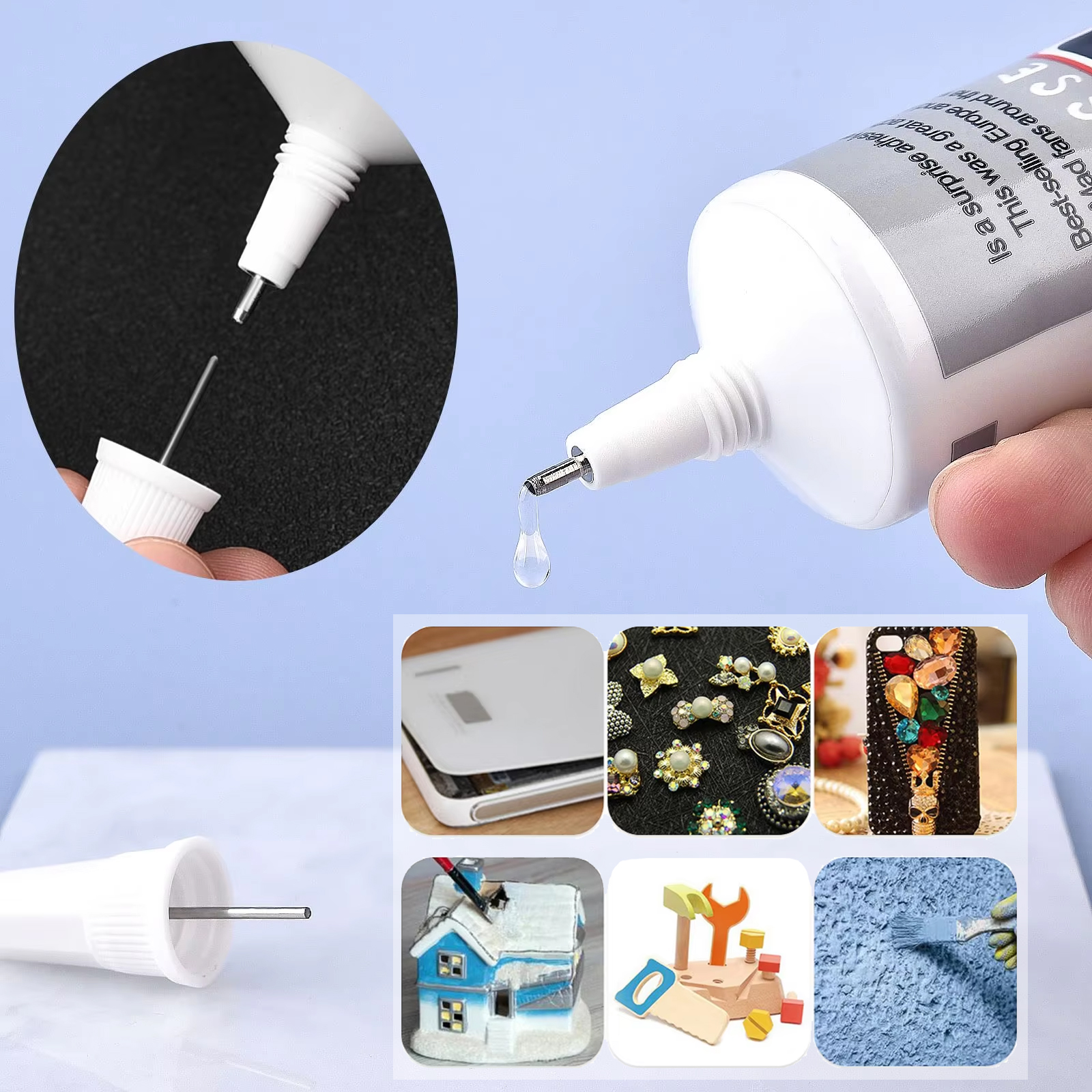 Contact Cement Glue - 15-110ml B7000 กาว CLEAR Contact ซ่อมโทรศัพท์กาวอเนกประสงค์แก้วพลาสติก