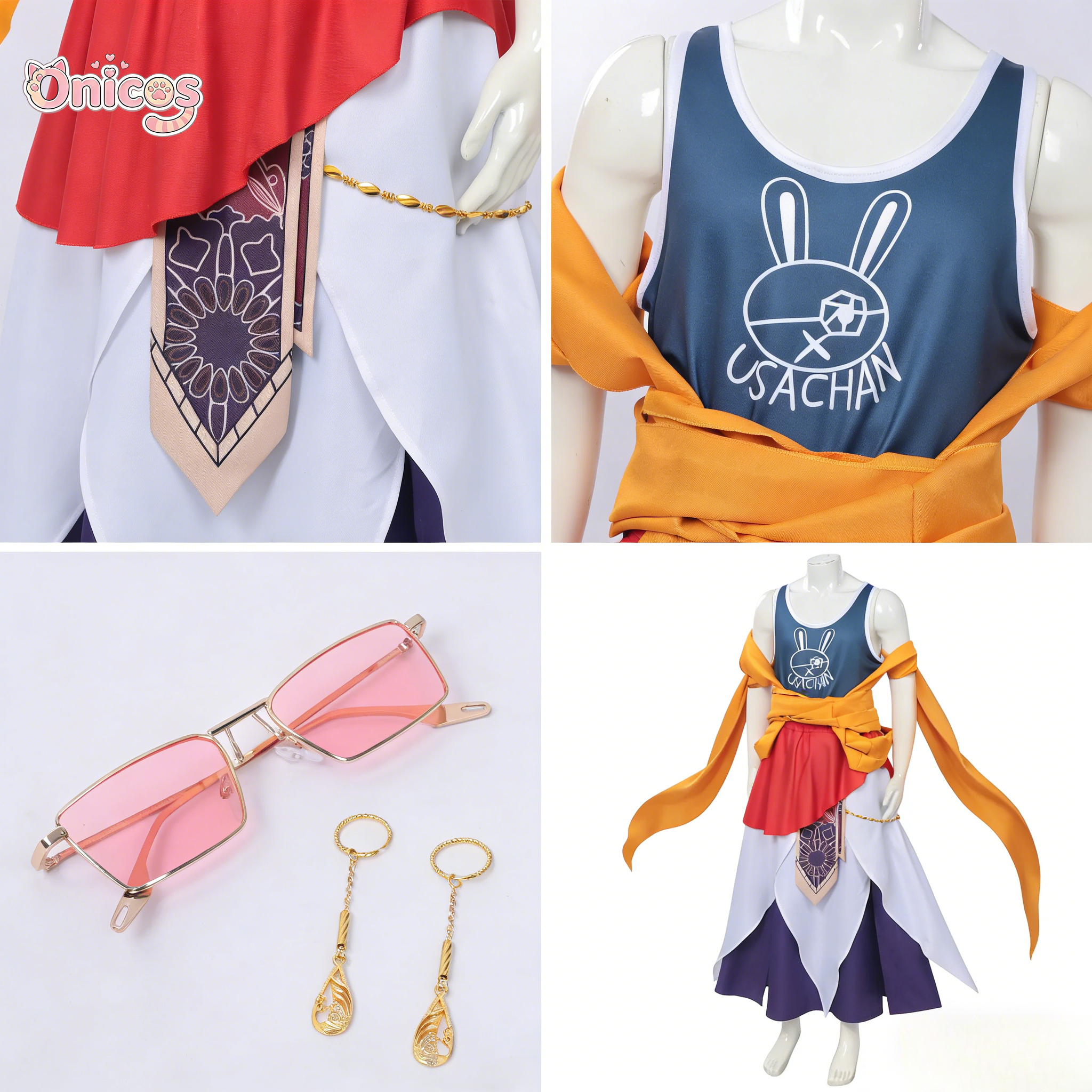 Prop De Cosplay - ชุดคอสเพลย์พระพุทธเรกการ์โนก อุปกรณ์ประกอบฉาก ชุดยูนิฟอร์ม อนิเมะ เกม สำหรับเล่นบทบาทสมมติ