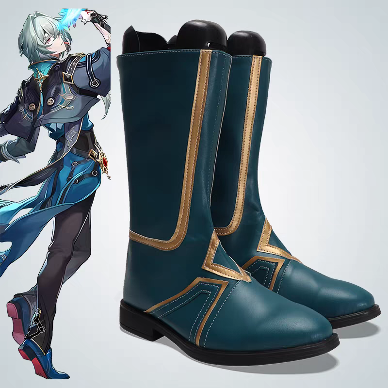 Anaxa Cosplay Prop - รองเท้าคอสเพลย์ Anaxa Anaxagoras จากเกมอนิเมะ Honkai Star