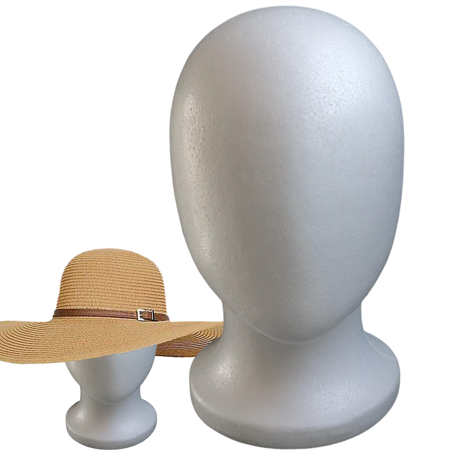 Cosplay Prop Foam - หุ่นโชว์ศีรษะชายหญิงทำจากโฟม ไม่มีใบหน้า สำหรับโชว์เครื่องสำอาง วิกผม หมวก