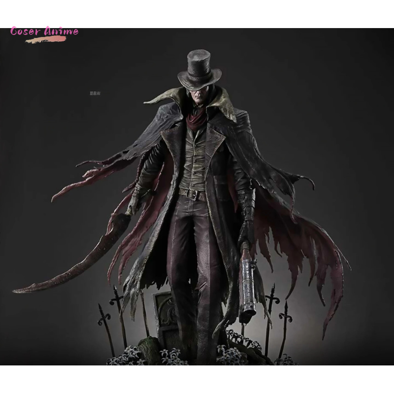 Bloodborne Cosplay Prop - ชุดคอสเพลย์เกอร์แมนจากเกม Bloodborne ชุดยูนิฟอร์มสำหรับงานปาร์ตี้ฮาโลวีน สำหรับผู้หญิง ผู้ชาย อุปกรณ์ประกอบฉากงานคาร์นิวัล