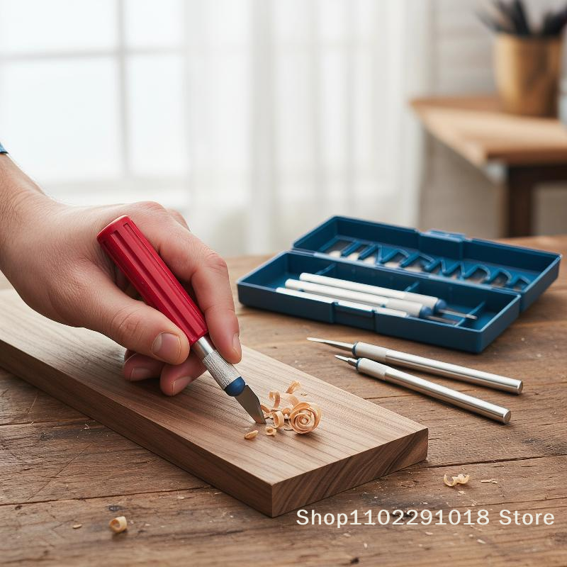 Craft Knife Set - ชุดมีดอเนกประสงค์ 13 ชิ้น พร้อมใบมีดหลากหลายแบบ สำหรับงาน DIY