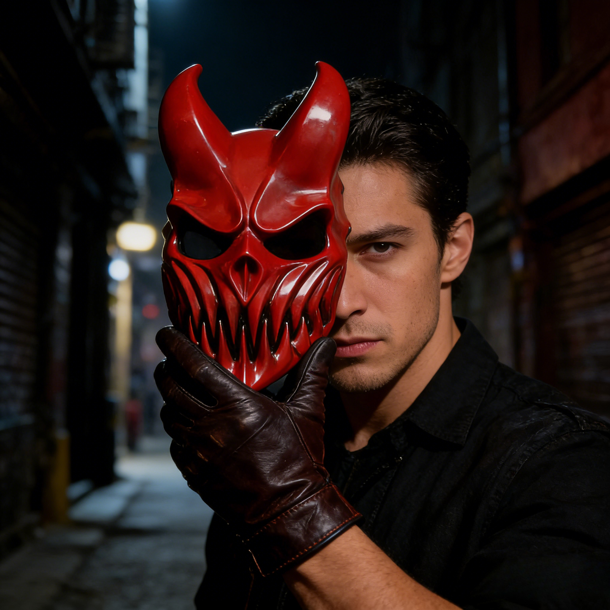 Cosplay Prop Foam - หน้ากากพีวีซีแบบมีปากขยับได้ สำหรับคอสเพลย์วงดนตรีเดธคอร์รัสเซีย อุปกรณ์ประกอบชุดปาร์ตี้ ของตกแต่งชุดสยองขวัญ