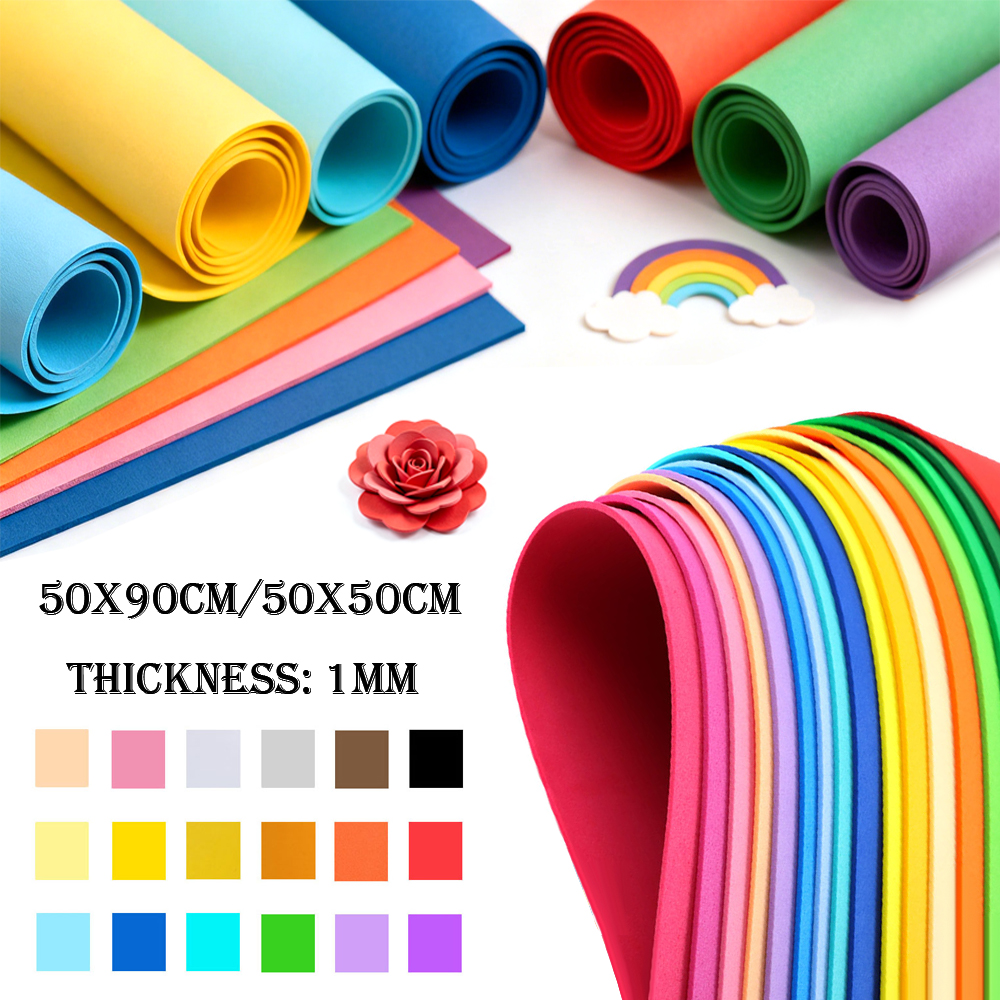 Cosplay Props Eva Foam - แผ่นโฟม EVA สีสันสดใส 1/18 ชิ้น หนา