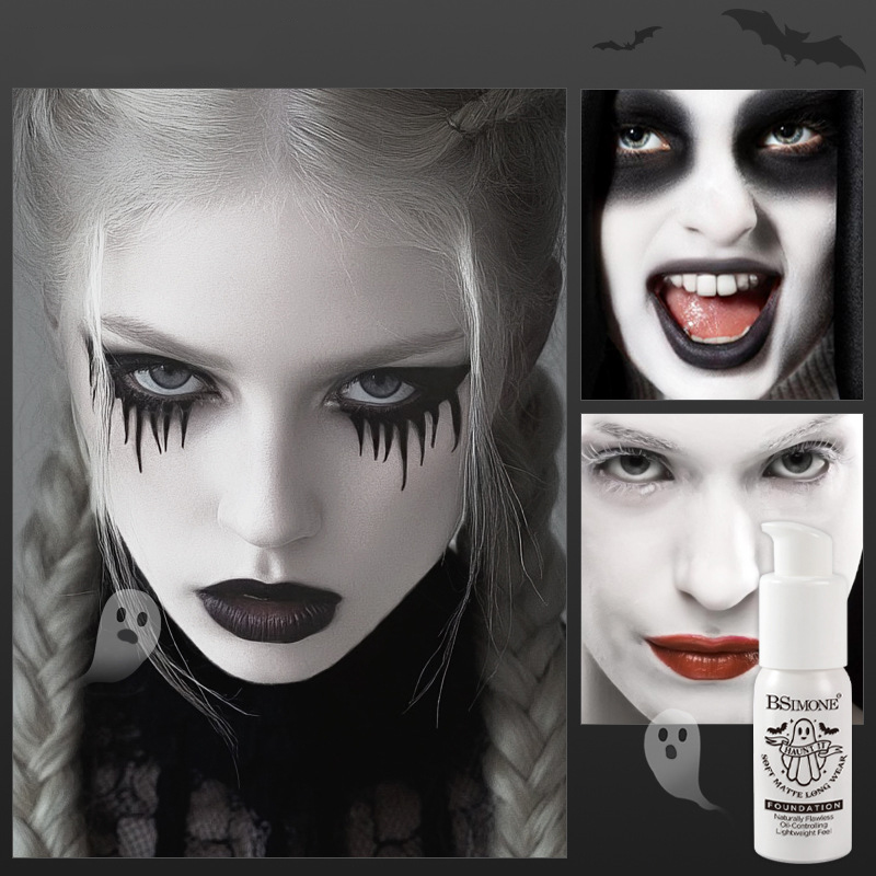 Cosplay Prop Primer - รองพื้นเนื้อแมทท์สีขาว ปกปิดได้หลายระดับ ใช้เป็นไพรเมอร์และคอนซีลเลอร์แบบแท่ง กันน้ำ ติดทนนาน เหมาะสำหรับคอสเพลย์วันฮาโลวีน