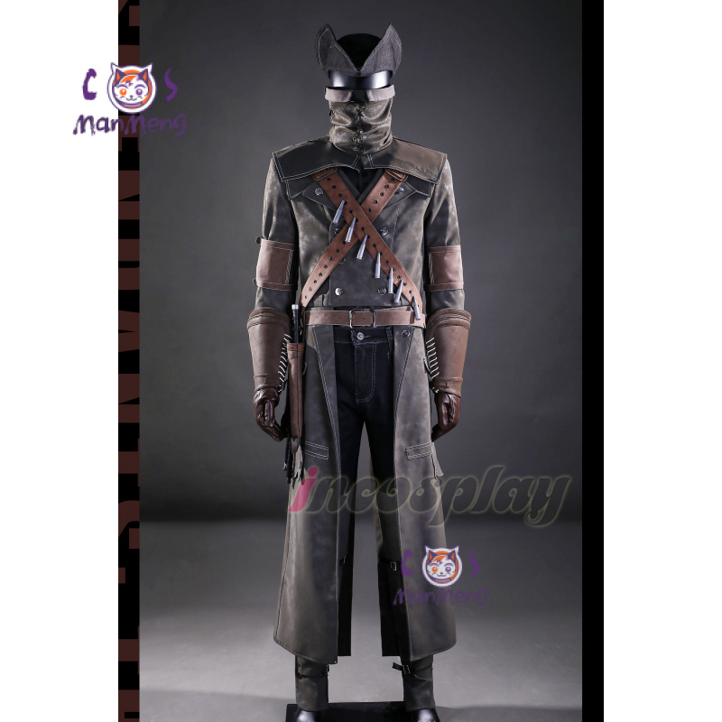 Bloodborne Cosplay Prop - ชุดคอสเพลย์ลุค ฮันเตอร์ ยาร์นทาวน์ จากเกม Bloodborne สำหรับงานฮาโลวีน