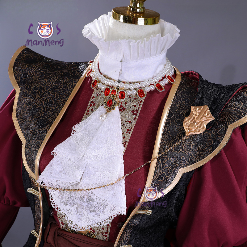 Bloodborne Cosplay Prop - ชุดคอสเพลย์เกม Cainhurst Bloodborne ชุดนักรบสุดเท่สำหรับผู้ชายและผู้หญิง พร้อมอุปกรณ์ประกอบฉาก แจ็คเก็ต