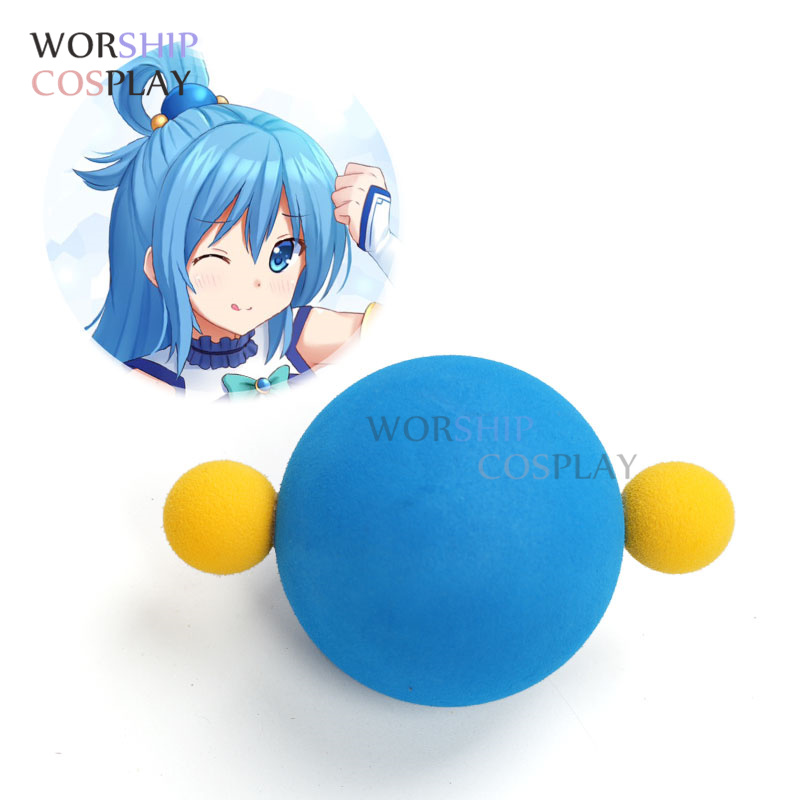 Cosplay Prop Foam - วิกผมคอสเพลย์สีฟ้าโฟมสีเหลืองปิ่นปักผมอุปกรณ์ประกอบคอสเพลย์