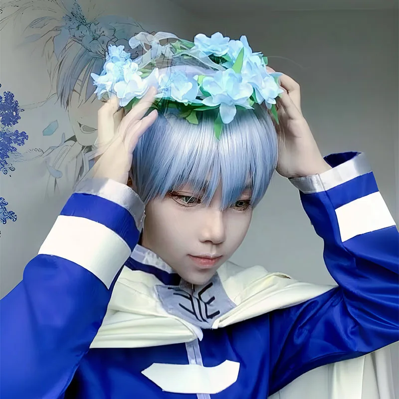 Frieren Cosplay Prop - ชุดคอสเพลย์ตัวการ์ตูนของ Frieren อะนิเมะมงกุฏประดับศีรษะพวงหรีดดอกไม้ชุดกระโปรงลำลองของขวัญ