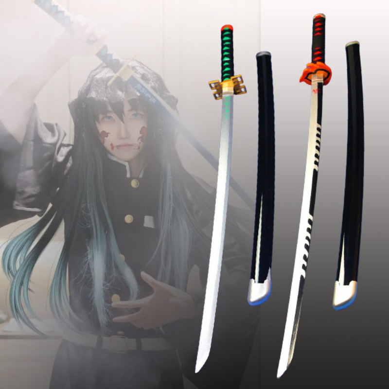 Cosplay Prop Knife - 41in/104 ซม.Demon Slayer Katana Anime Ninja