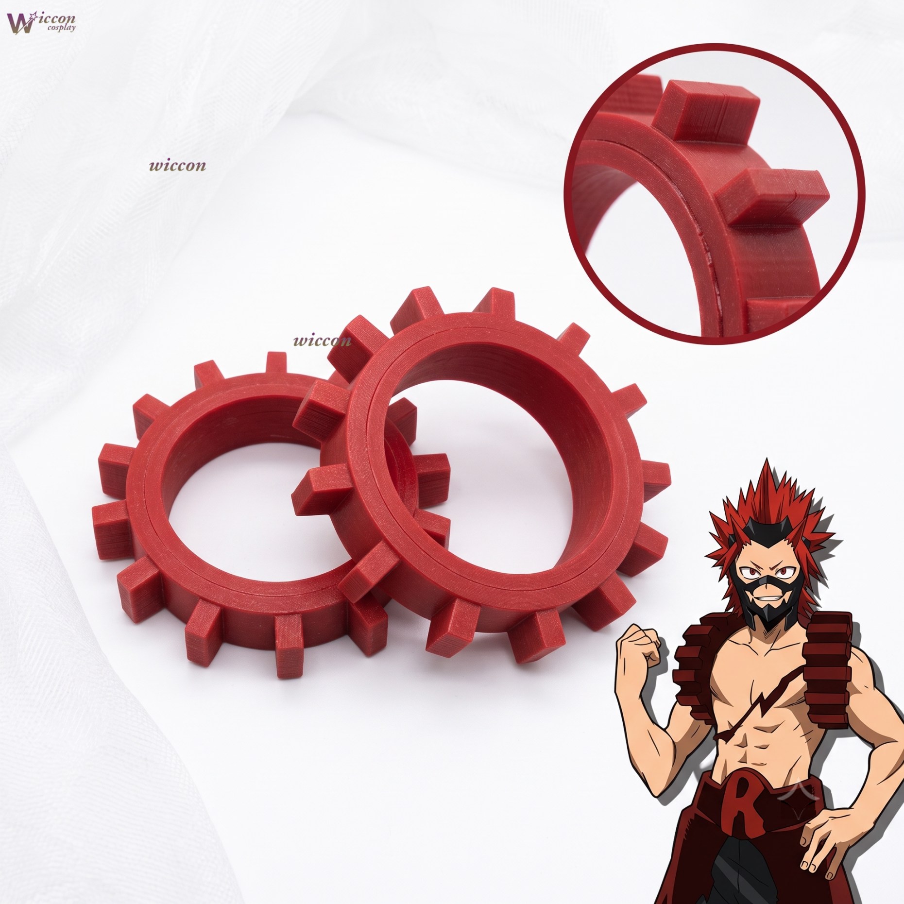 Cosplay Props Eva Foam - อุปกรณ์เสริมเกราะไหล่คอสเพลย์อนิเมะ: อุปกรณ์ประกอบฉากคิริชิมะ 3D PLA โฟม EVA