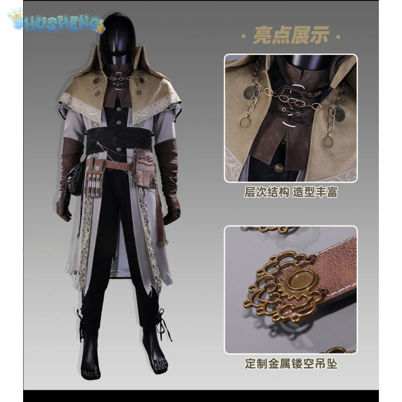Bloodborne Cosplay Prop - ชุดคอสเพลย์เกม Bloodborne Tomb Prospector ใหม่ คุณภาพสูง