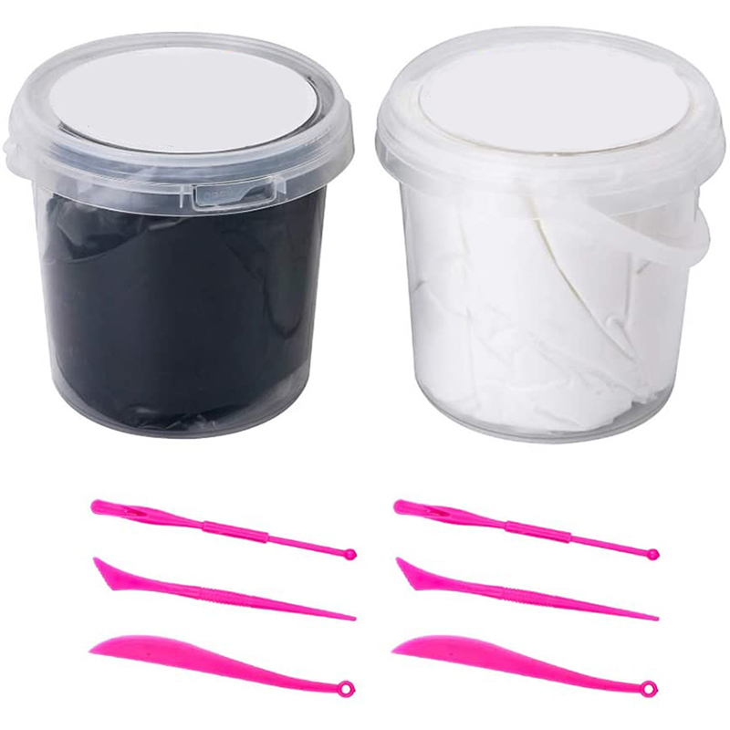Foam Clay Sculpt - คอสเพลย์โฟม Sculpting Clay 2 Pk สีดำสีขาว