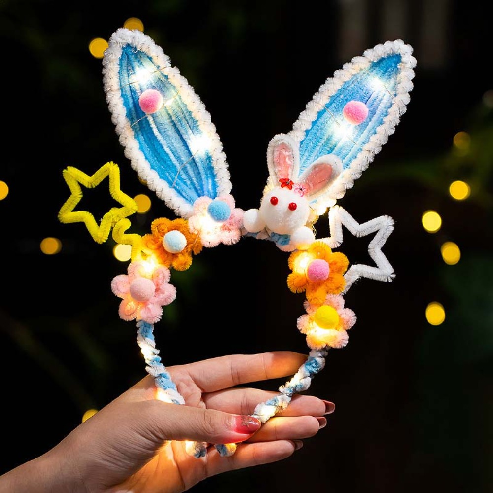 ที่คาดผมกระต่ายทำมือ แบบเรืองแ - Easy Cosplay Prop บทวิจารณ์และราคา