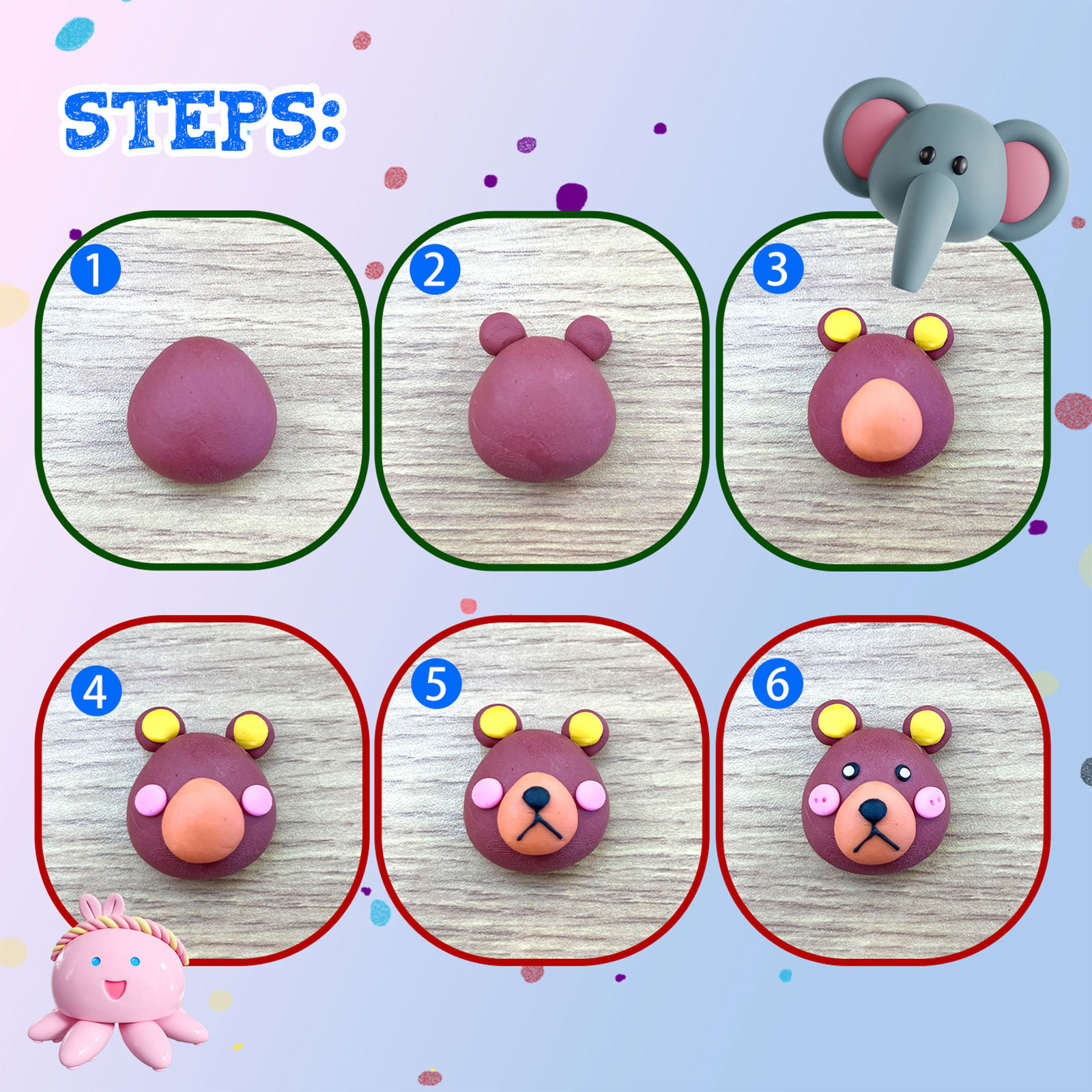 Foaming Powder Polymer Clay ชุ - Foam Clay Sculpt บทวิจารณ์และราคา