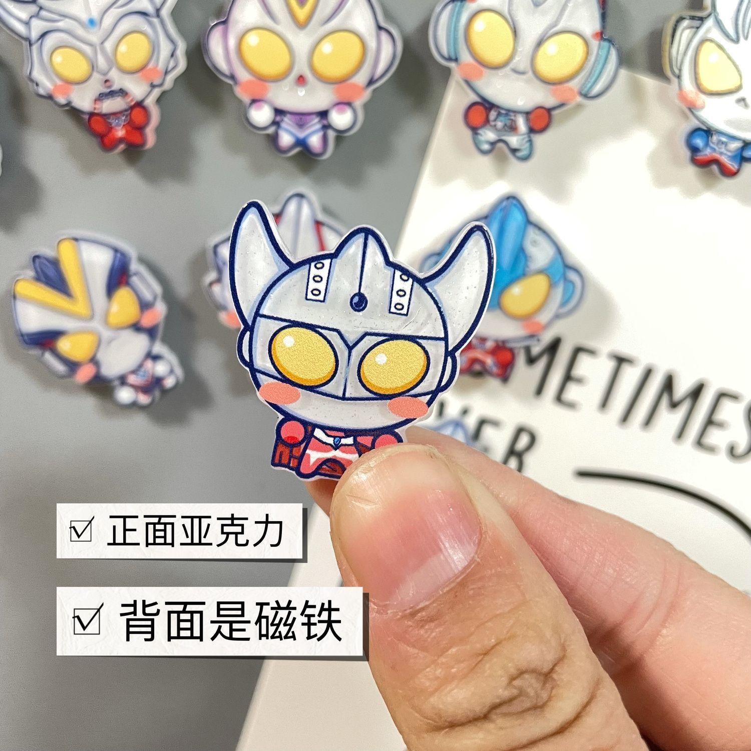 แม่เหล็กติดตู้เย็นลายการ์ตูนอุ - Acrylic Cosplay Prop บทวิจารณ์และราคา