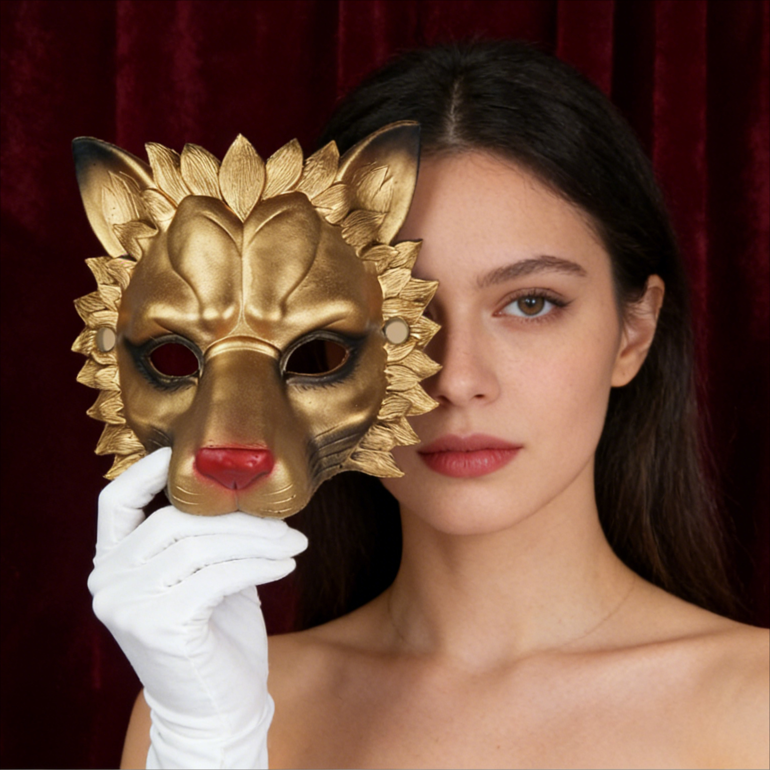 หน้ากากสิงโตฮาโลวีนสำหรับผู้ให - Cosplay Props Eva Foam บทวิจารณ์และราคา