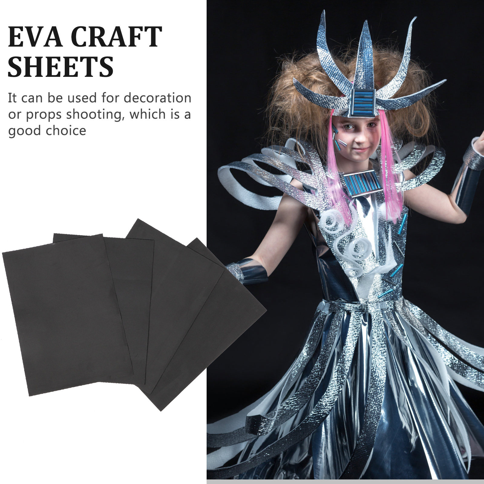 แผ่นโฟมอีวา 4 ชิ้น วัสดุงานฝีม - Cosplay Props Eva Foam บทวิจารณ์และราคา