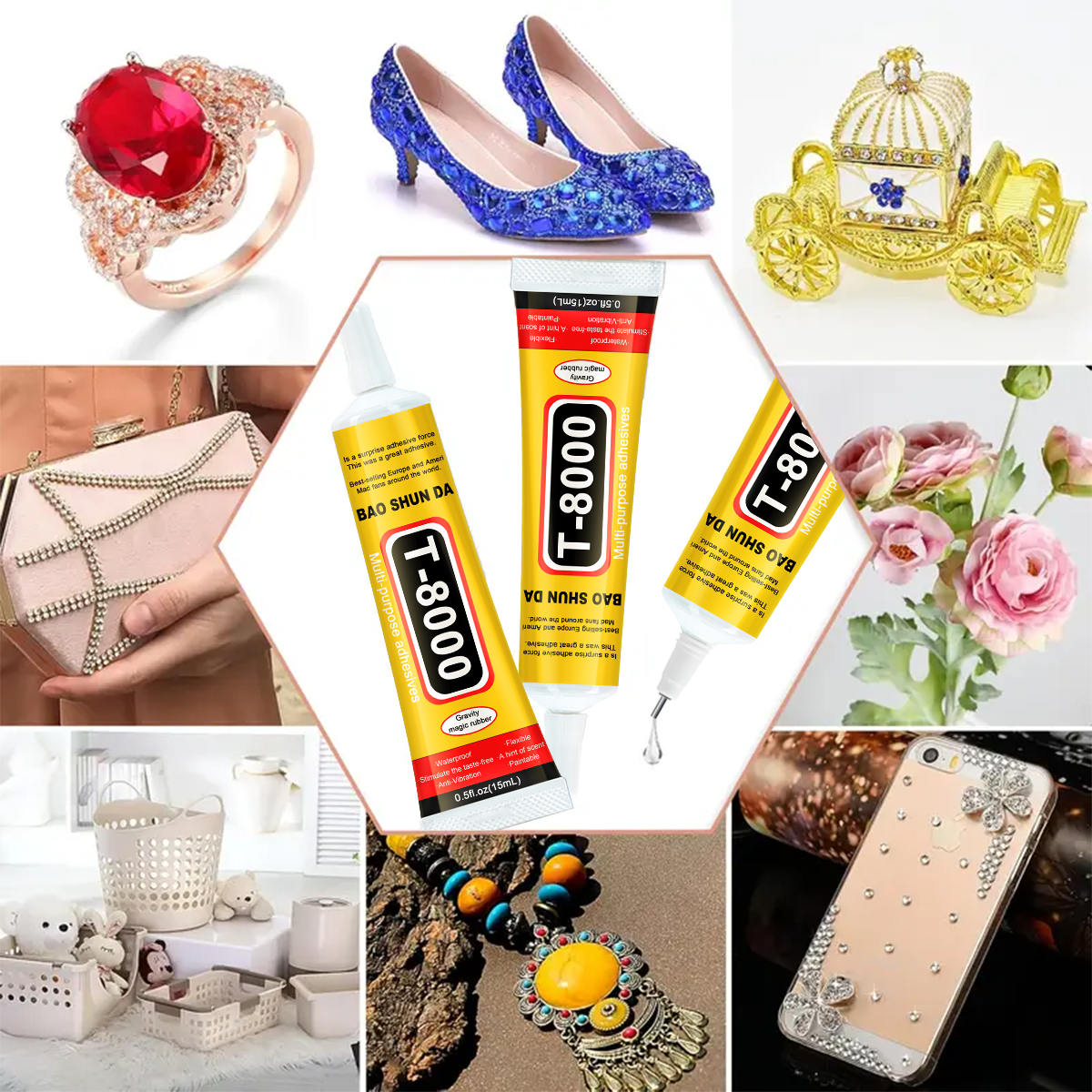 กาวใส T8000, ซ่อมโทรศัพท์, งาน - Contact Cement Glue บทวิจารณ์และราคา