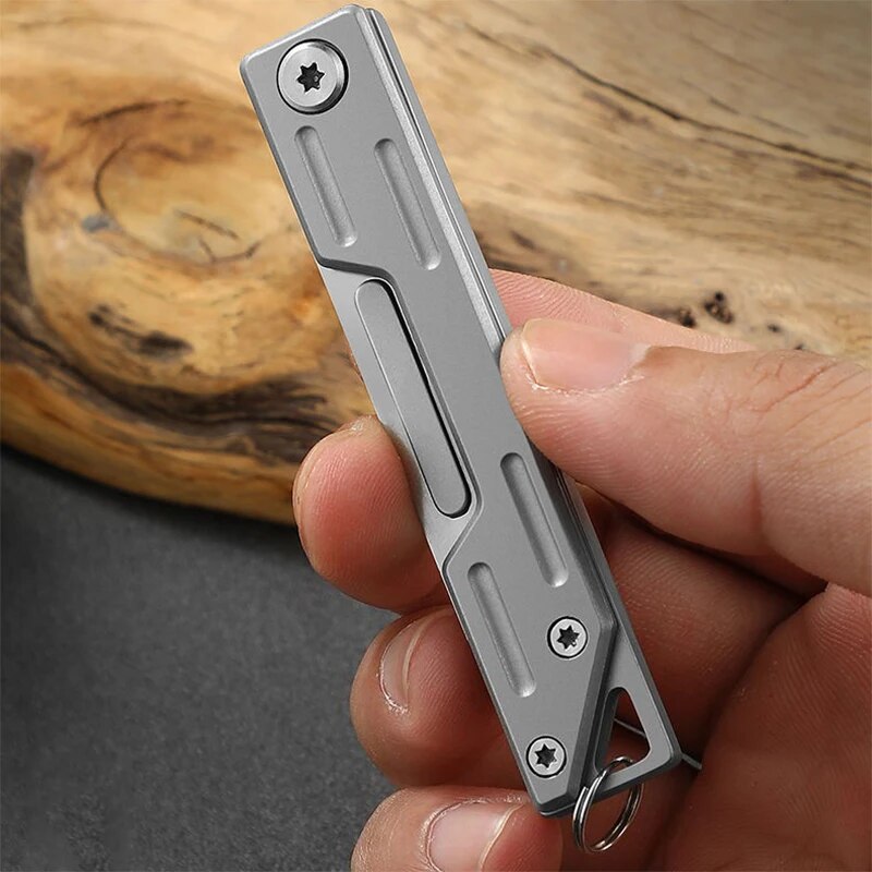 มีดพับมีดพกสแตนเลสพร้อมใบมีดถอ - Craft Knife Set บทวิจารณ์และราคา