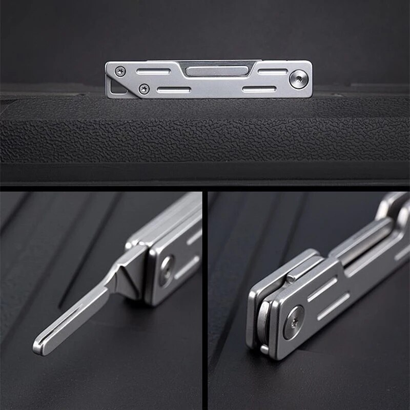 มีดพับมีดพกสแตนเลสพร้อมใบมีดถอ - Craft Knife Set บทวิจารณ์และราคา
