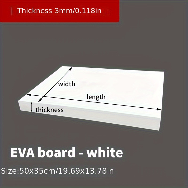 แผ่นโฟม EVA ขนาด 14x39 นิ้ว หน - Cosplay Props Eva Foam บทวิจารณ์และราคา