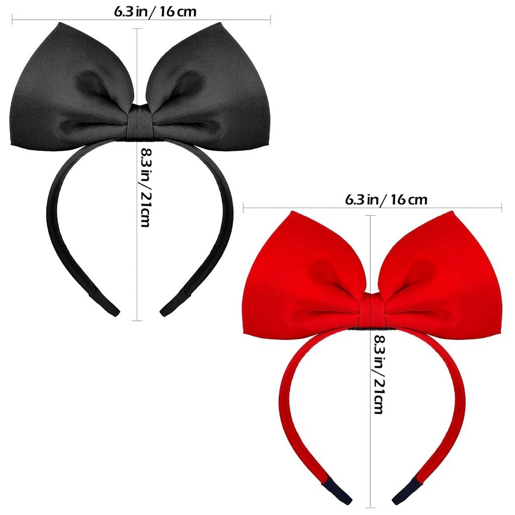 ที่คาดผมโบว์ใหญ่สีแดงน่ารักสำห - Cosplay Floating Prop บทวิจารณ์และราคา