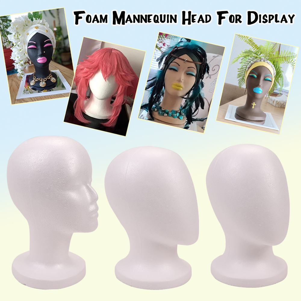 หัวหุ่นไร้หน้าสำหรับวางวิกผม ท - Cosplay Prop Foam บทวิจารณ์และราคา