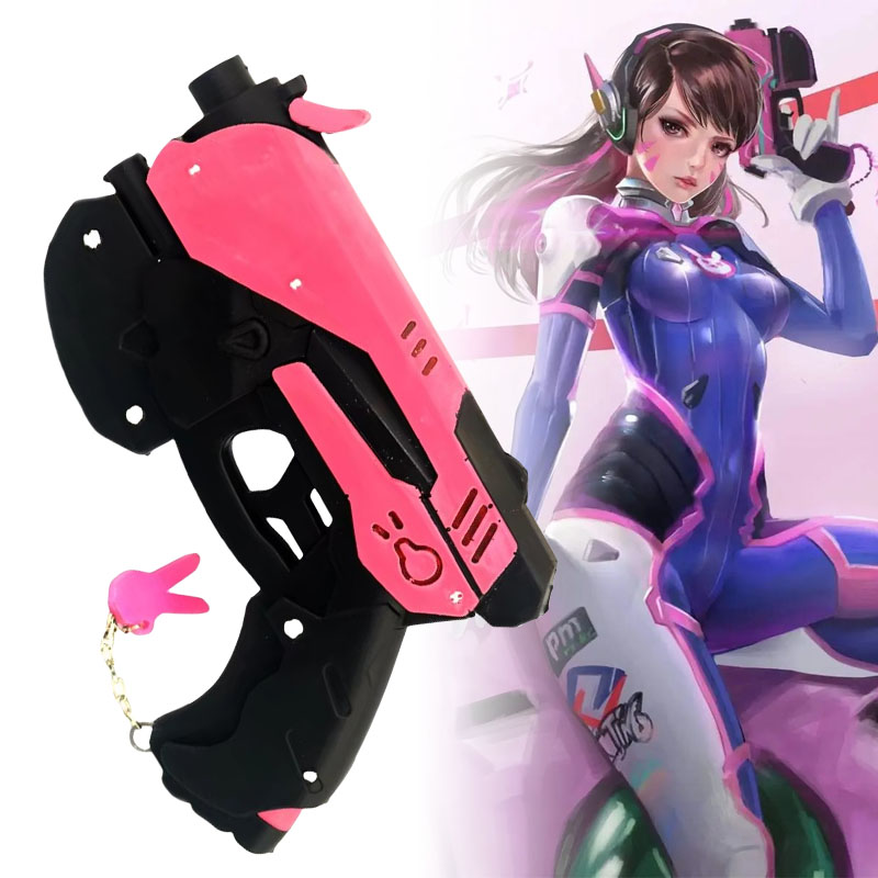 ขนาดจริง D.Va ปืนอาวุธ Hana So - Dva Cosplay Prop บทวิจารณ์และราคา
