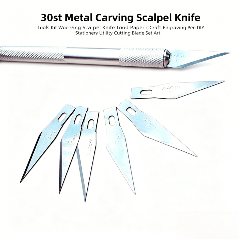 ชุดมีดแกะสลัก 30 ชิ้น ชุดมีดแก - Craft Knife Set บทวิจารณ์และราคา