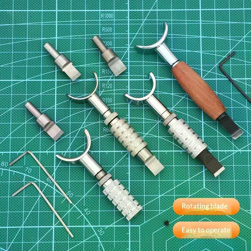 มีดแกะสลักหนังแบบหมุน ด้ามจับก - Craft Knife Set บทวิจารณ์และราคา