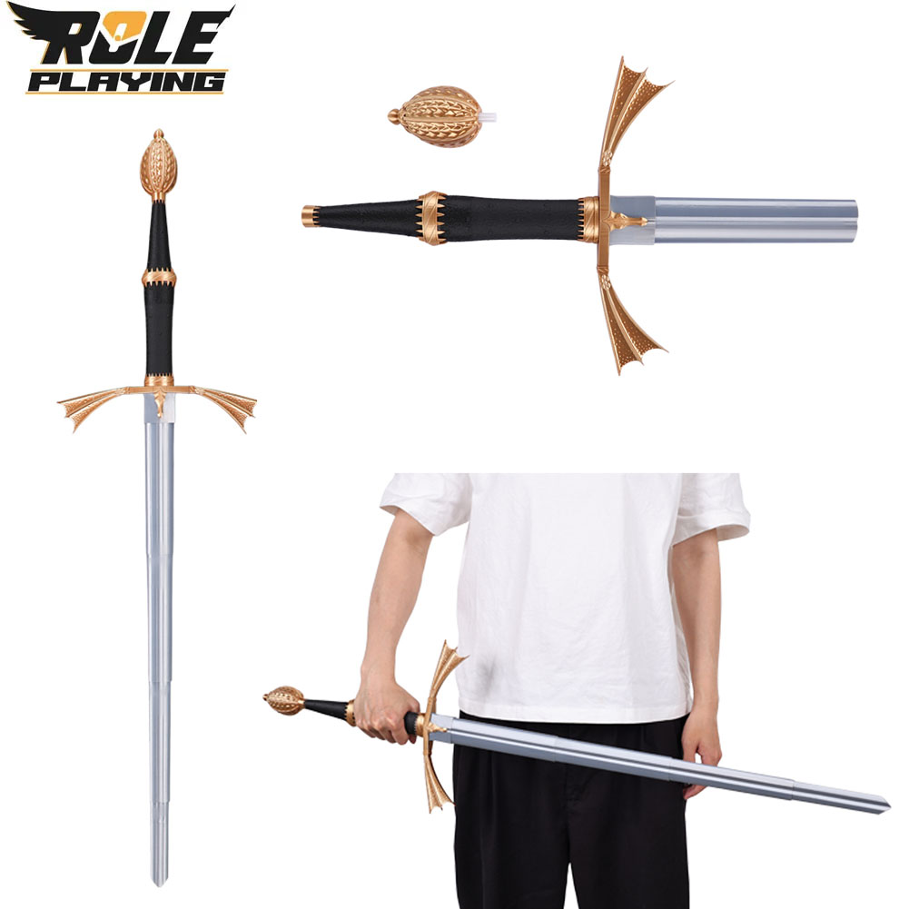 ดาบพลาสติกสีเงินแบบพับได้สำหรั - Cosplay Prop Knife บทวิจารณ์และราคา