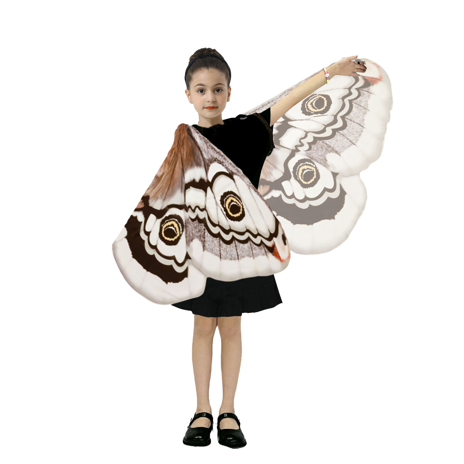 เด็ก Moth Wings Cape เครื่องแต - Cosplay Floating Prop บทวิจารณ์และราคา