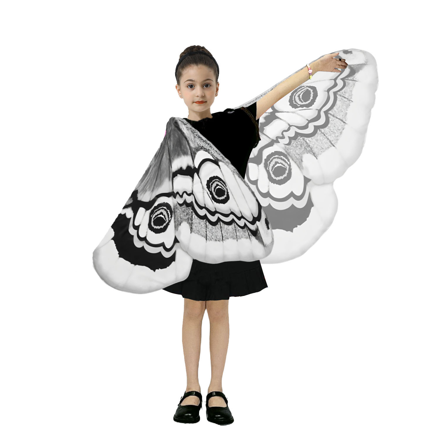 เด็ก Moth Wings Cape เครื่องแต - Cosplay Floating Prop บทวิจารณ์และราคา