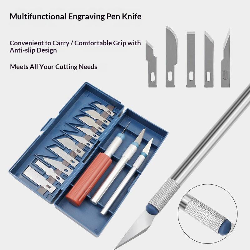 ชุดมีดแกะสลักอเนกประสงค์ 13 ชิ - Craft Knife Set บทวิจารณ์และราคา