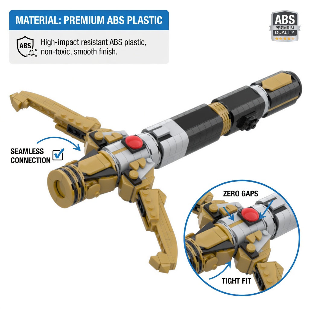 ดาบพลังงานไซไฟ ชุดตัวต่อ MOC อ - Cosplay Prop Building บทวิจารณ์และราคา