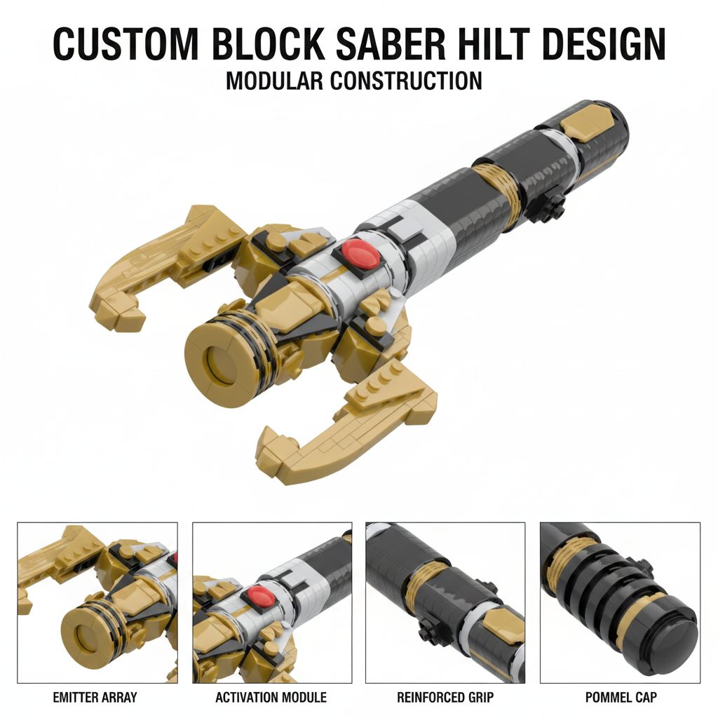 ดาบพลังงานไซไฟ ชุดตัวต่อ MOC อ - Cosplay Prop Building บทวิจารณ์และราคา