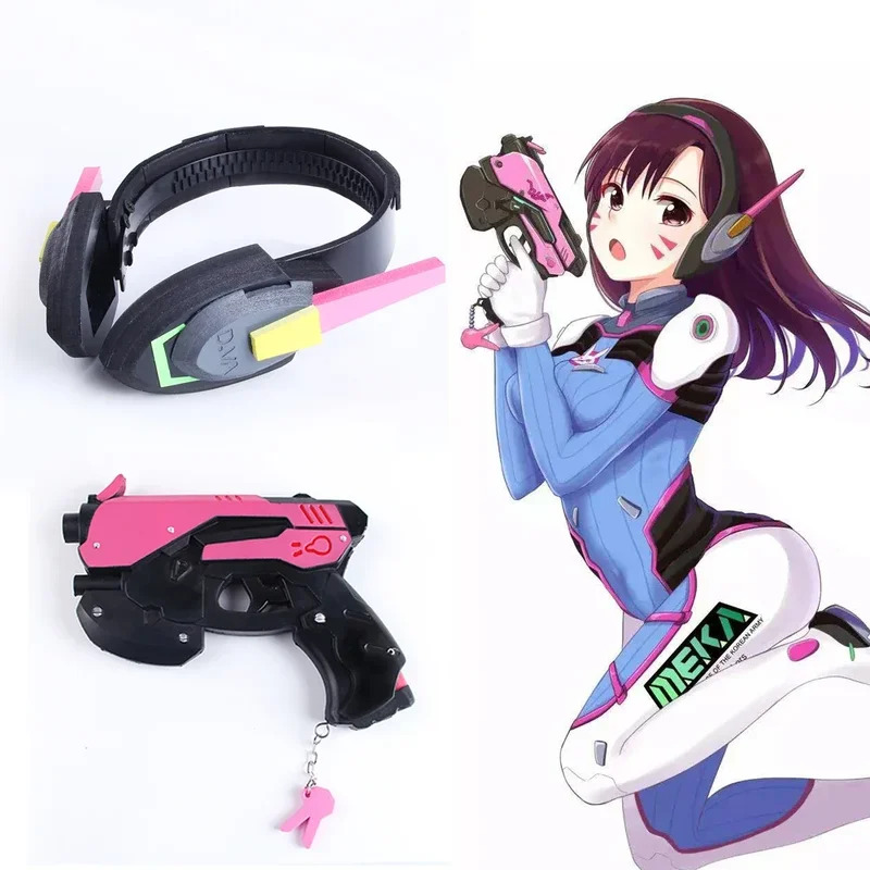 หูฟังรูปปืน D.Va จากเกม Overwa - Dva Cosplay Prop บทวิจารณ์และราคา