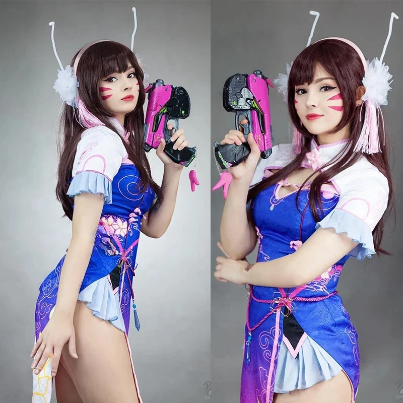 คอสเพลย์เกม rolecos ชุดว่ายน้ำ - Dva Cosplay Prop บทวิจารณ์และราคา