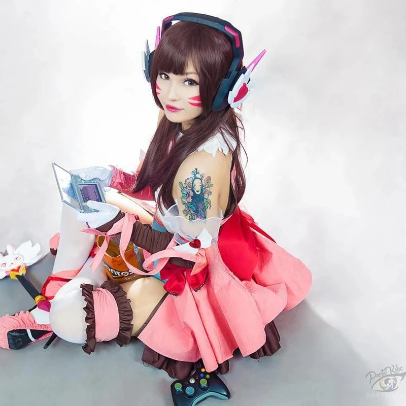 คอสเพลย์เกม rolecos ชุดว่ายน้ำ - Dva Cosplay Prop บทวิจารณ์และราคา