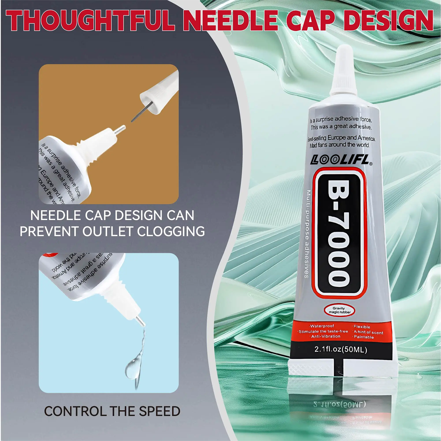กาวอุตสาหกรรม B7000 ชนิดติดต่อ - Contact Cement Glue บทวิจารณ์และราคา