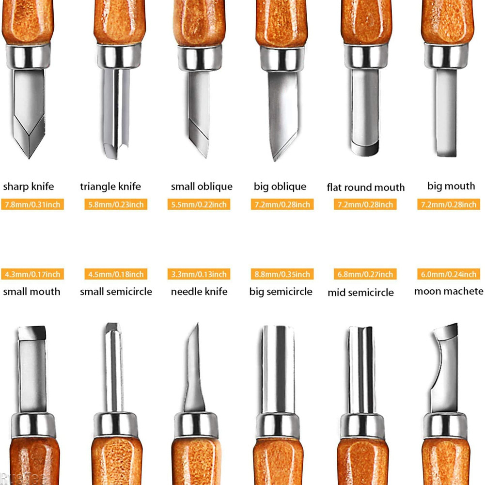 ชุดเครื่องมือแกะสลักไม้ SK2 12 - Craft Knife Set บทวิจารณ์และราคา